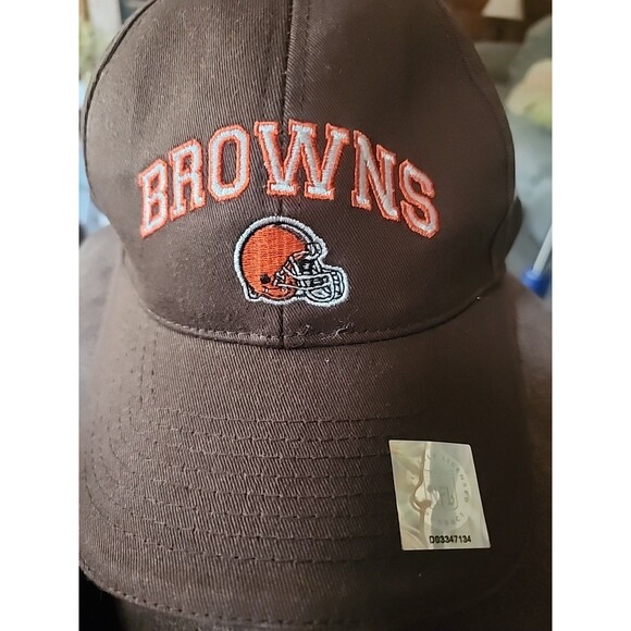 New Cleveland Browns Puma NFL Pro Line Embroidered Logo Hat Football Excellent - Picture 1 of 6